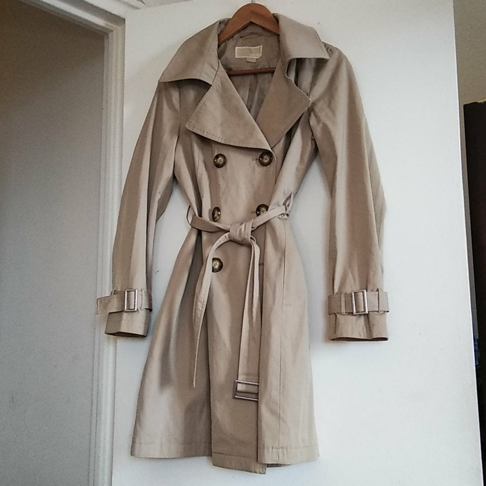 Michael Michael Kors Double Breasted Trench Coat M